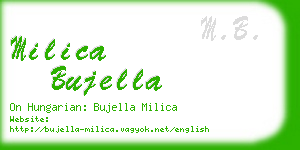 milica bujella business card
